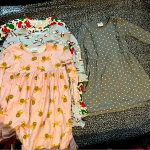 Girls size 8 Hanna Andersson Winter Dress and Nightgown Bundle!